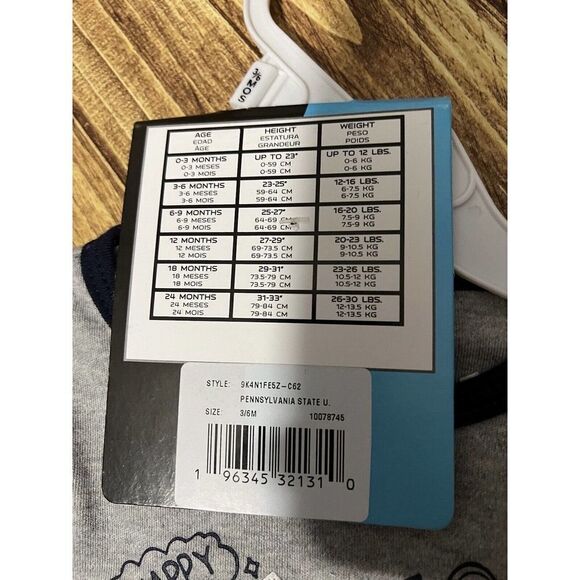 NWT Gen 2 Penn State Nittany Lions 2pc Creeper Set 3-6m Girls - Picture 6 of 7